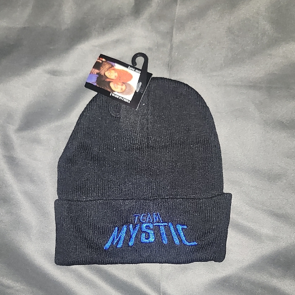 Pokemon Team Mystic Black Beanie NWT!